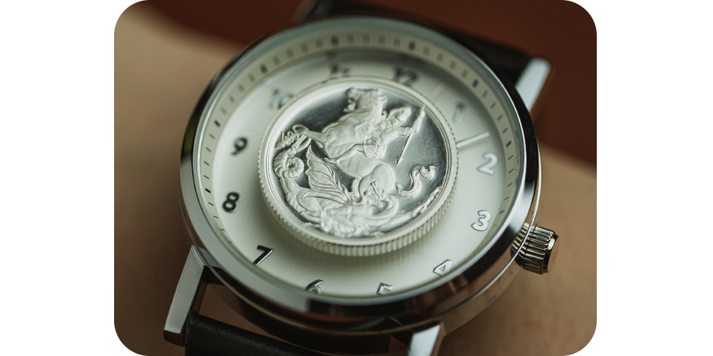 S&oslash;lv Sovereign klokke